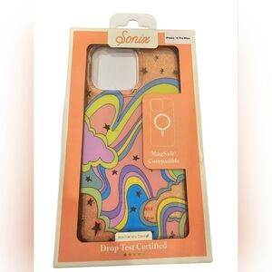 Sonix iPhone 14 Pro Max Case • MagSafe Compatible • Glitter Rainbow Swirl Stars